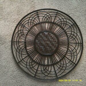 Brown Wicker Wall Art